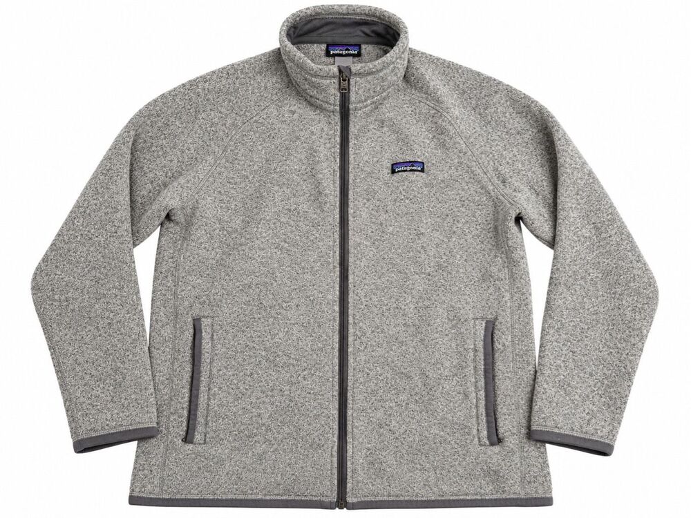 Patagonia Better Sweater Full Zip Fleece Jacket Heathered Gray Stonewash Size XL